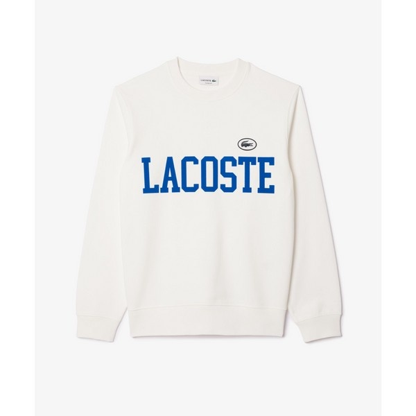 フロッキーカレッジロゴクルーネックスウェット | ラコステ(LACOSTE) | マルイウェブチャネル