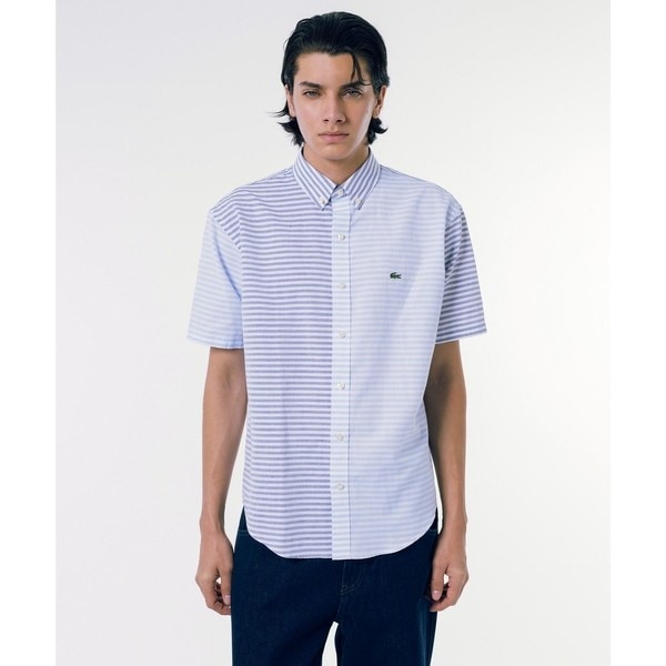 ラコステ（LACOSTE）/コットンリネンボーダーシャツ コットンリネンボーダーシャツ | ラコステ(LACOSTE) | マルイウェブ