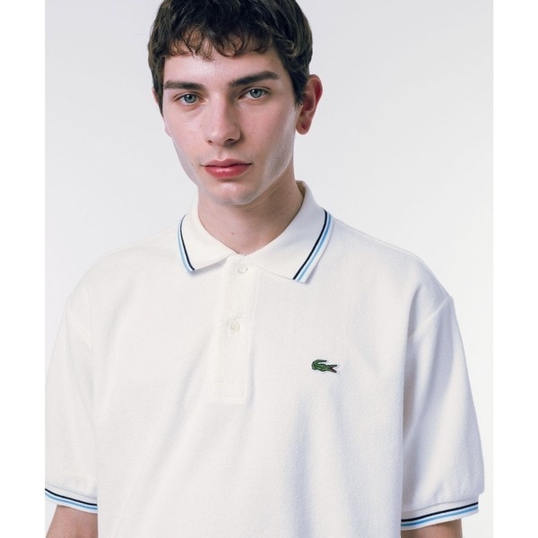 LACOSTE 半袖ポロシャツ アイボリー サイズ34