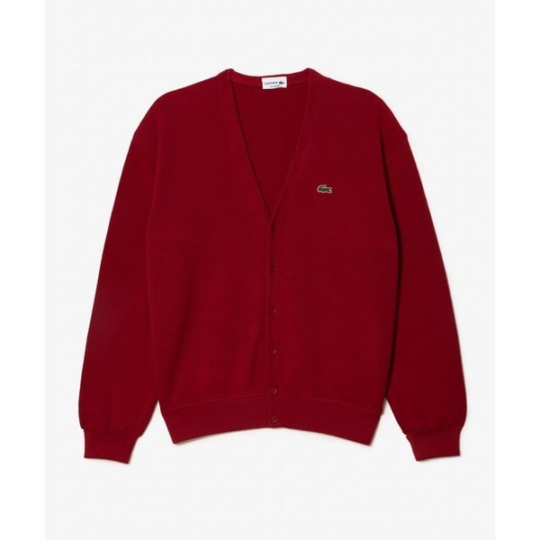 ラコステ オーガニックコットンVネックカーディガン LACOSTE ラコステ LACOSTE オーガニックコットンVネックカーディガン