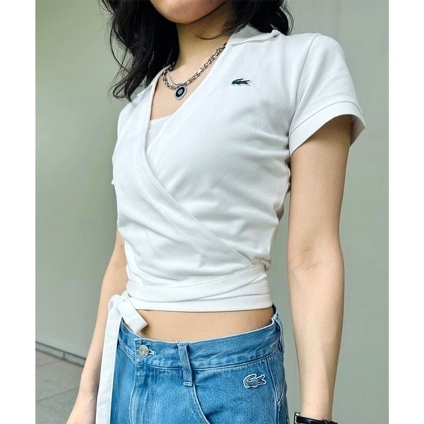 LACOSTE ラコステ キモノスリーブポロシャツ 半袖 34-Sサイズ セール】 キモノスリーブボックスポロシャツ （ポロシャツ