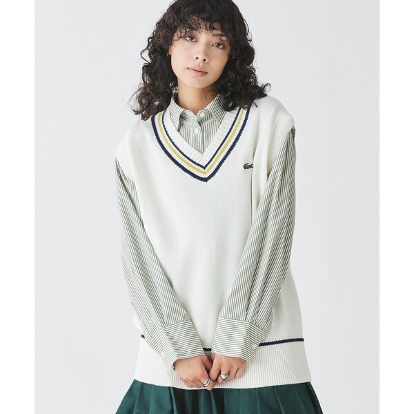コットンポリニットチルデンベスト | ラコステ(LACOSTE) | マルイ
