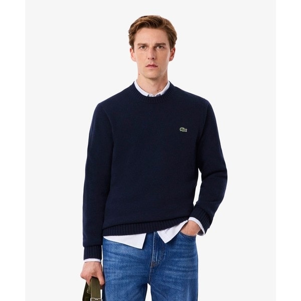 オーガニックコットン トーナルアーガイルニットセーター | ラコステ