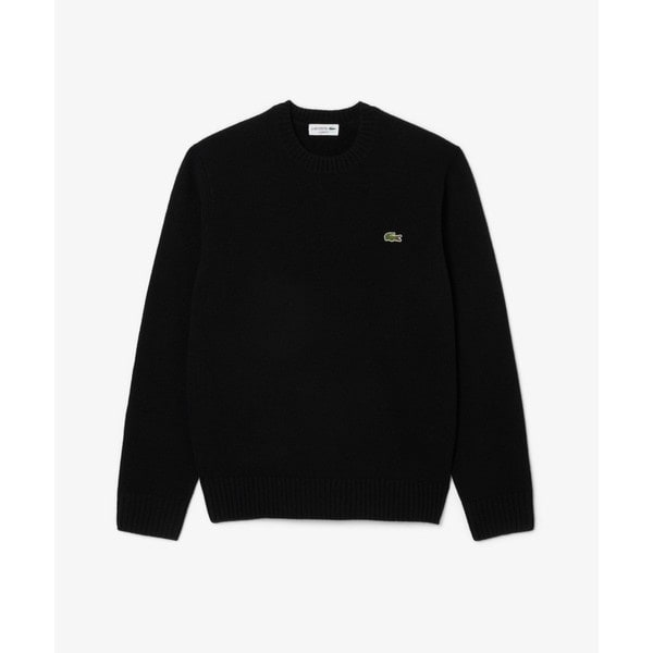 新品❤️ANEWブラック XL ジップアップセーター ATON (エイトン) WOOL CASHMERE BOUCLE HALF ZIP スウェット