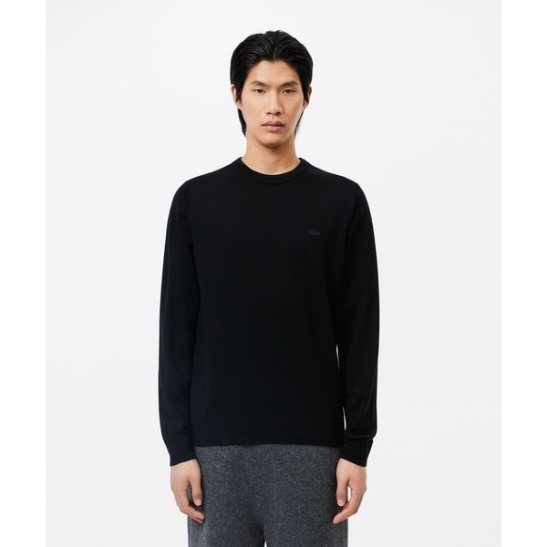 LACOSTE キルティングワニロゴパッチニットセーター | ラコステ