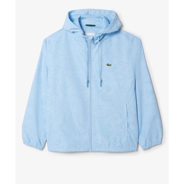 【LACOSTE】フローラルテキスタイルスウェットフーディー LACOSTE｜フローラルテキスタイルスウェットフーディー