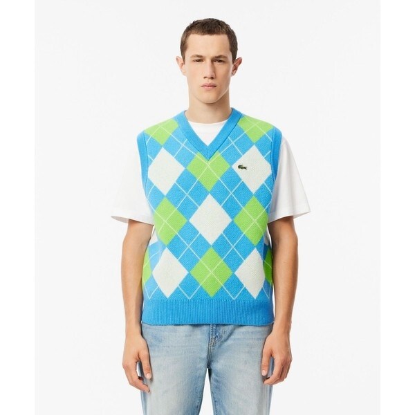 ラコステ（LACOSTE）/エシカルニットアーガイルベスト エシカルニットアーガイルベスト | ラコステ(LACOSTE) | マルイウェブ