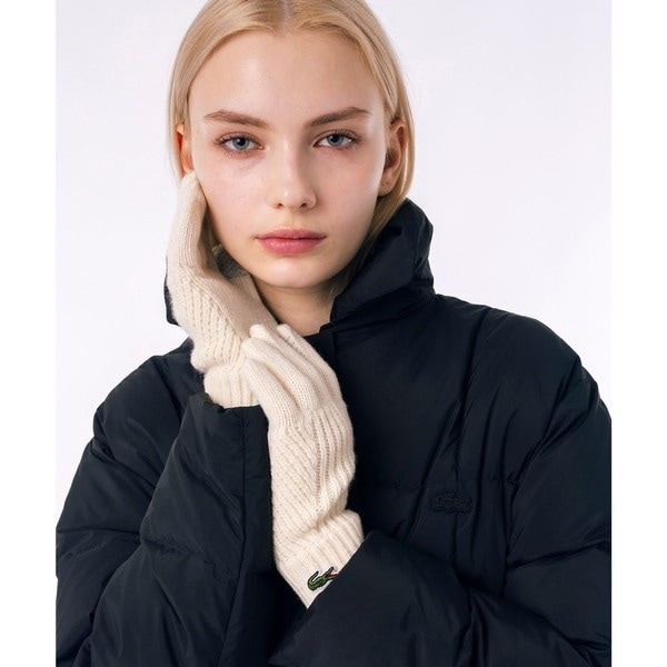 LACOSTE ラコステ　コンビネーションキルティンググローブ　元値15400円 セール】 コンビネーションキルティンググローブ （手袋