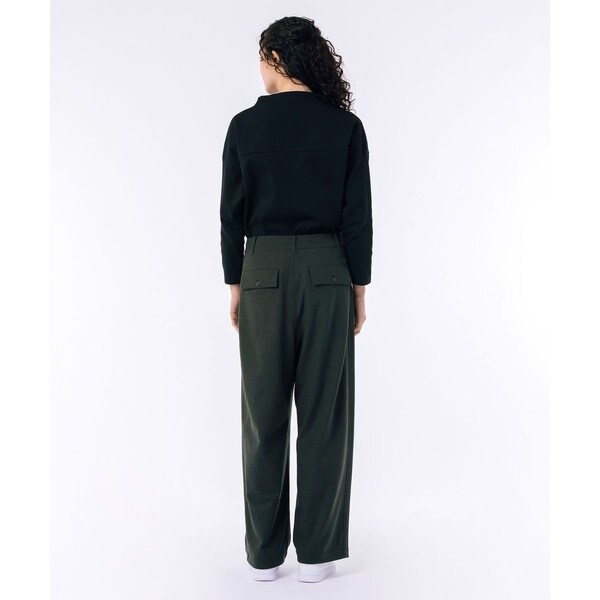 ストレッチツイル ウールライクワイドパンツ | ラコステ(LACOSTE