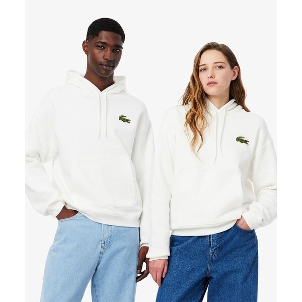 LACOSTE プルオーバー オーバーサイズ エッセンシャルスウェットフーディー / スウェット