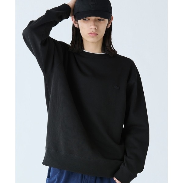 ワントーンクルーネック 鹿の子ニット / 鹿の子スウェット トレーナー