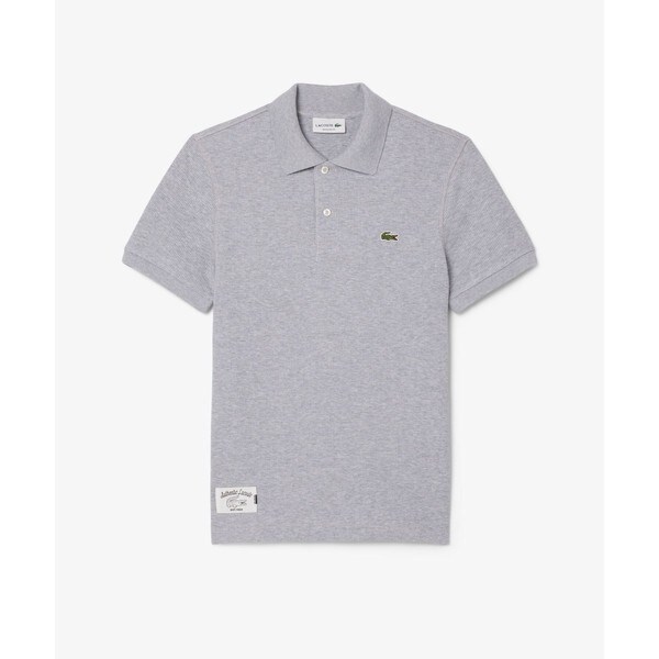 スリーブネームパッチ 配色ライン鹿の子地ポロシャツ | ラコステ