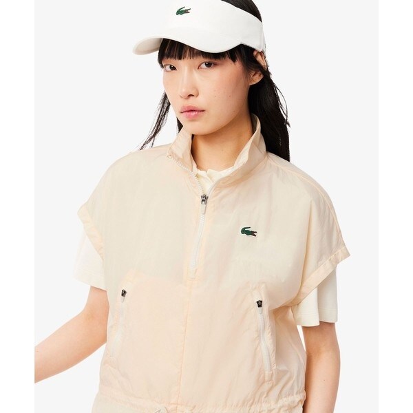 ラコステ（LACOSTE）/マイクロフレンチスリーブウィメンズゴルフジャケット マイクロフレンチスリーブウィメンズゴルフジャケット | ラコステ