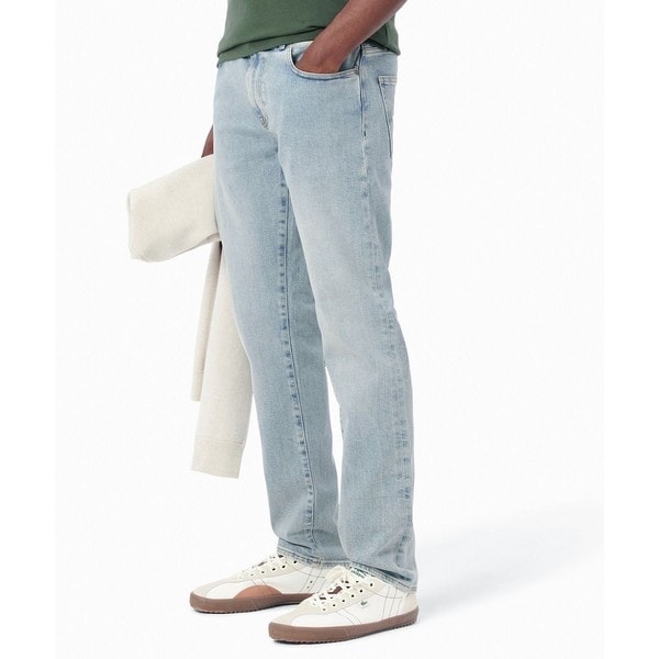 オーガニックコットンガーメントダイ ルーズフィット ストレートデニム