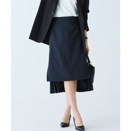 [^ԁFJF0059-10]GKXۗO؂ւXJ[gE|GXeƃX|VuE[uhXgb`fށEOgtbgAgv[cŐ؂ւRrfUCEg𒷂߂ɃfUCt@bVRVXȃVGbgPleated Fit