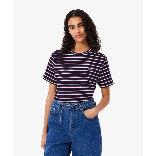 LACOSTE / ラコステ ショルダーメッシュバンド鹿の子半袖Tシャツ LACOSTE｜ショルダーメッシュバンド鹿の子半袖Tシャツ | Rakuten