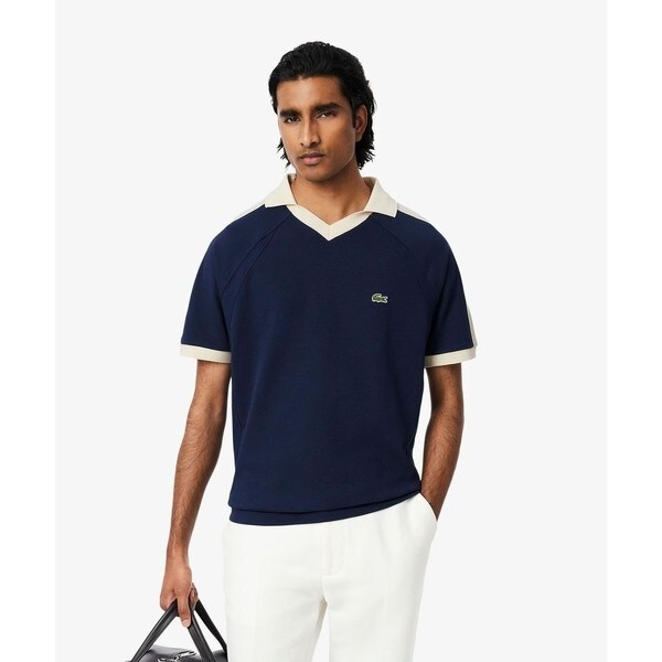 メッシュショルダーオープンネックシャツ | ラコステ(LACOSTE