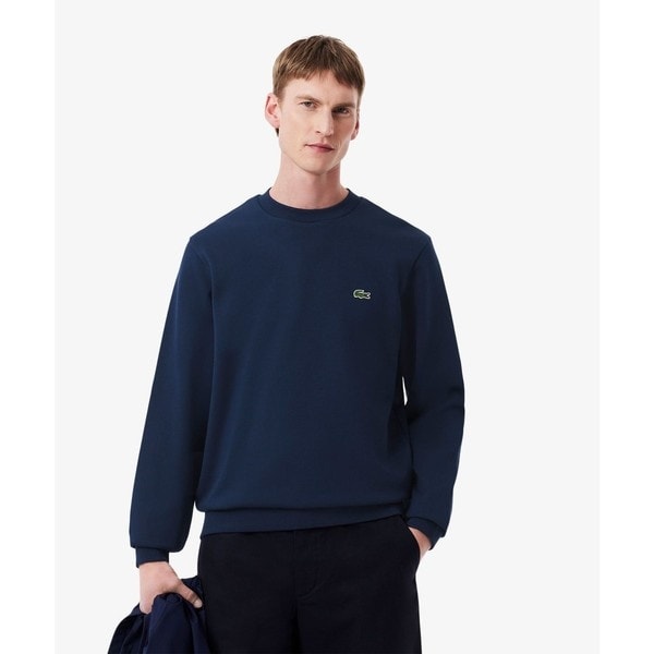 LACOSTE　オーバーサイズクロックエンブレムスウェットTシャツ（グレー）ＸＳ LACOSTE（ラコステ）の「オーバーサイズクロックエンブレム