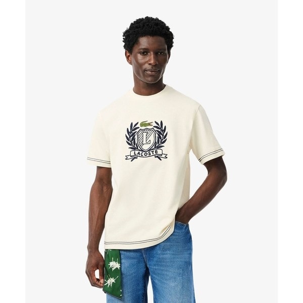 【おまけ付き】ラコステ　ハイゲージパイル地ボーダーTシャツ2点セット おまけ付き】ラコステ ハイゲージパイル地ボーダーTシャツ2点