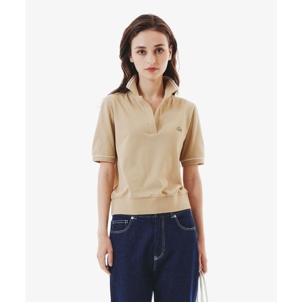 ラコステスキッパーポロシャツ　美品 スキッパーネックポロシャツ | ラコステ(LACOSTE) | マルイ