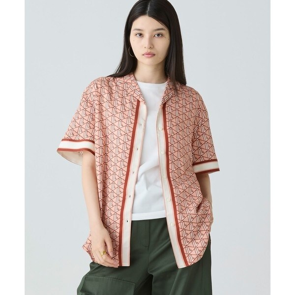 LACOSTE / ラコステ 22SS CF5910 ストライプストレッチコットンポプリン比翼ボタンシャツ 長袖シャツ LACOSTE（ラコステ）の「ストレッチコットンポプリン比翼ボタン