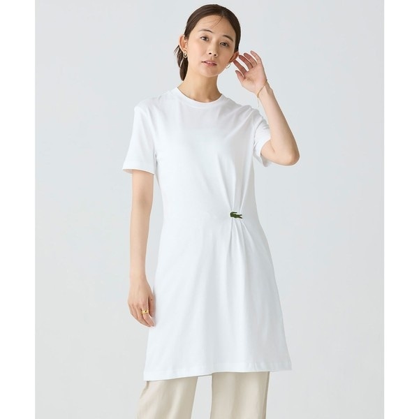 ワニロゴプリーツTシャツドレス /ワンピース | ラコステ(LACOSTE