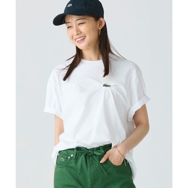 コントラストクロックエンブレムクルーネックTシャツ | ラコステ