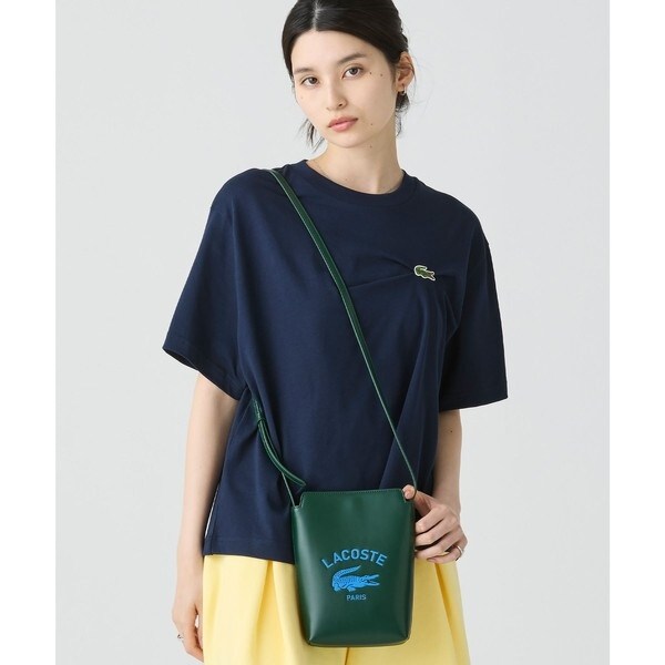 LACOSTE ジオメトリックパターン ショルダーバッグ LACOSTE ジオメトリックショルダーバッグ - メルカリ