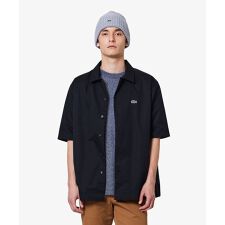 シルクブレンドオープンカラーシャツ