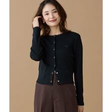 ラコステ(LACOSTE)のリブジャージカーディガン