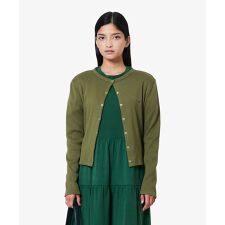 ラコステ(LACOSTE)のリブジャージカーディガン