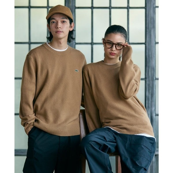 フレンチメイドパネルボーダーニット | ラコステ(LACOSTE) | マルイ