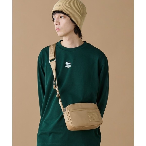 ラコステ LACOSTE サブレンドモノグラムリポーターバッグ ショルダー ラコステ LACOSTE サブレンドモノグラムリポーターバッグ