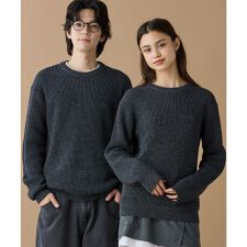 ワッフルニットセーター