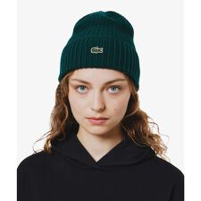 ラコステ(LACOSTE)のワンポイントニットキャップ