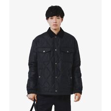 THERMORE中綿 コーデュロイカラーキルティングジャケット