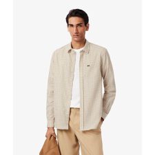 オーガニックコットンフランネルチェックシャツ