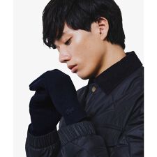 ラコステ(LACOSTE)のカシミヤブレンドウールジャージグローブ