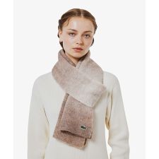 アルパカブレンドグラデーションニットマフラー