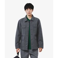 ラコステ(LACOSTE)のウールブレンド3レイヤージャケット