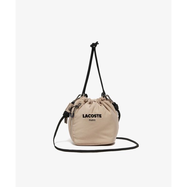 ラコステ　ヘリテージキャンバス フラップクローズコットン ヘリテージキャンバス フラップクローズコットンショルダー