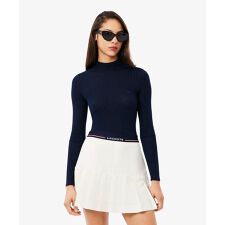 3Dニッティングハイネック メリノウール ハイゲージニットセーター