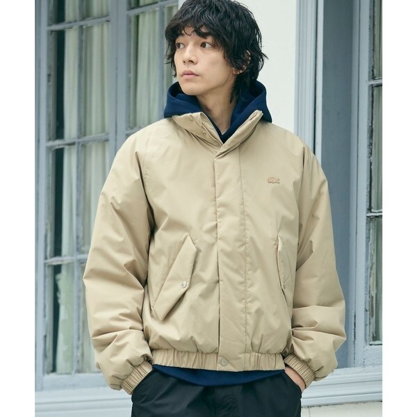 ｔ*ｎ様 ラコステ ブルゾン 撥水防風 ドロストコード フーデッド ナイロンブルゾン / マウンテン