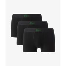 ラコステ(LACOSTE)のワニロゴジャカード3パックストレッチコットントランクショーツセット