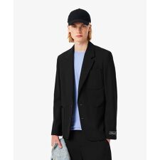 ラコステ(LACOSTE)のウールブレンドツイルブレザー