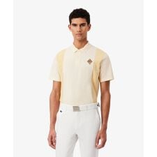 サイドパネルパイル地切り替えゴルフポロシャツ