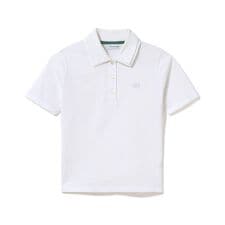 ダブルカラー鹿の子鹿の子ポロシャツ