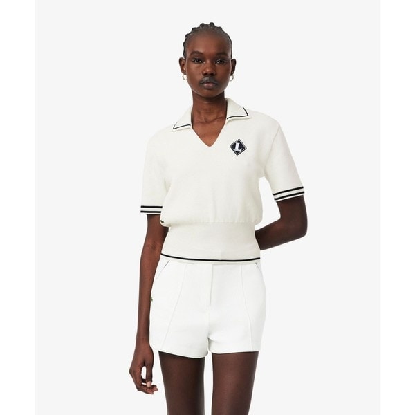 フランスメイド スキッパーネックポロシャツ | ラコステ(LACOSTE