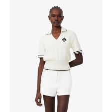 フランスメイド スキッパーネックポロシャツ