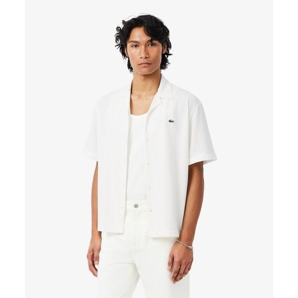 鹿の子地オープンカラーシャツ | ラコステ(LACOSTE) | マルイウェブ